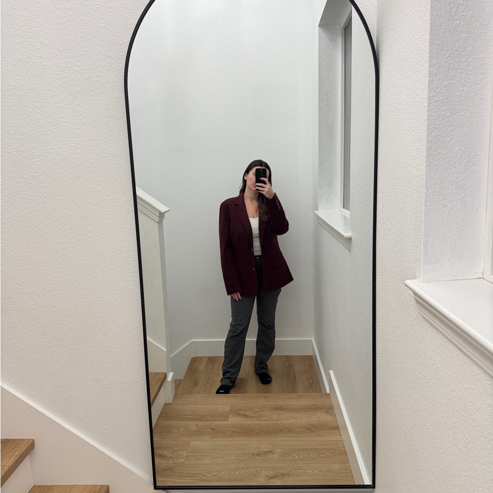 Eddie Bauer Wool Women's Burgundy Blazer